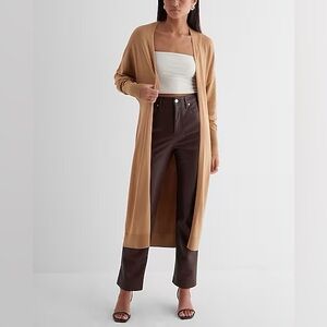 Express Dolman Sleeve Tie Waist Duster Cardigan